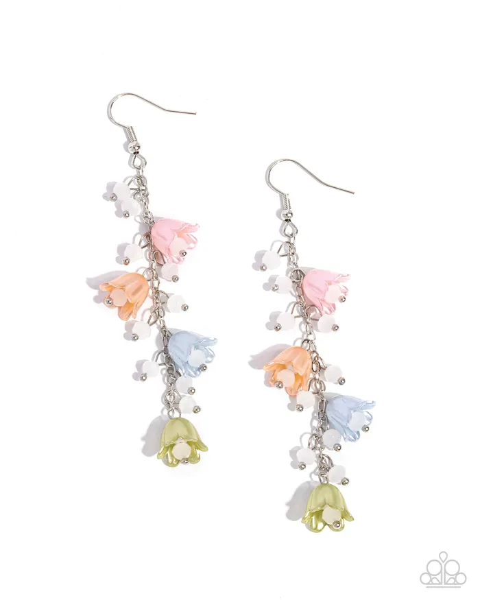 Earrings Snow Drops Multi Paparazzi Accessories