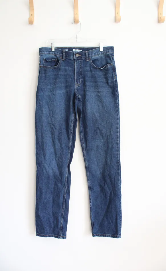 Earrings Sonoma Regular Dark Wash Jeans 33X34 Sonoma