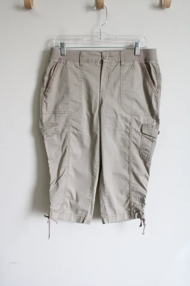 Earrings Sonoma Tan Cargo Capri Shorts 10 Sonoma