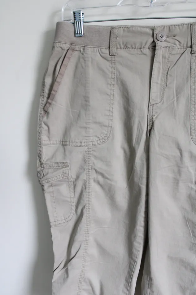 Earrings Sonoma Tan Cargo Capri Shorts 10 Sonoma