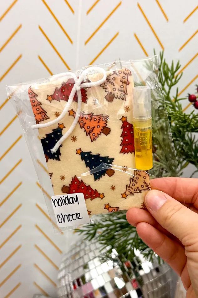 Earrings Southern Chic Colorful Trees Christmas Air Freshener