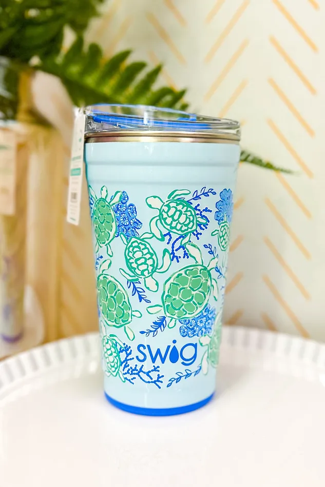 Earrings Swig Swig 24oz Party Cup Shell Yeah