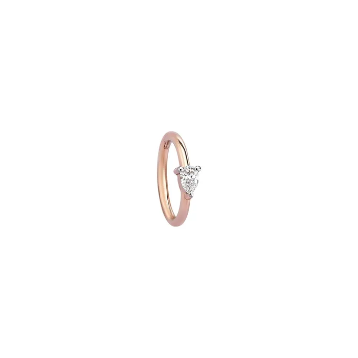 Earrings Teardrop Hoop Piercing Kismet by Milka