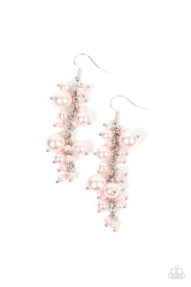 Earrings The Rumors are True Pink Paparazzi Accessories