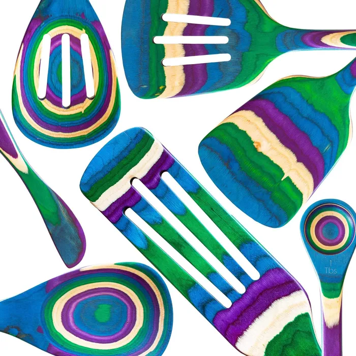 Earrings TOTALLYBAMBOO Totally Bamboo Baltique Mumbai Cooking Utensil Set 7Piece