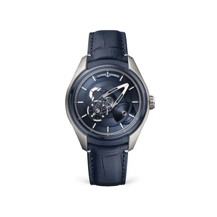 Earrings Ulysse Nardin Freak X 43mm Titanium Blue Watch Ulysse Nardin