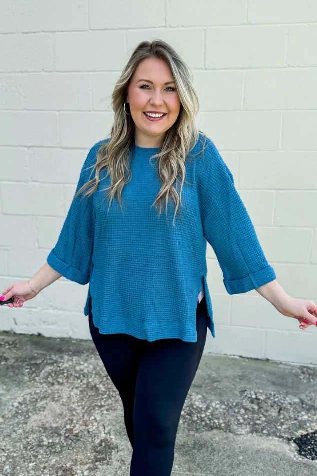 Earrings Umgee Next Adventure Top Teal
