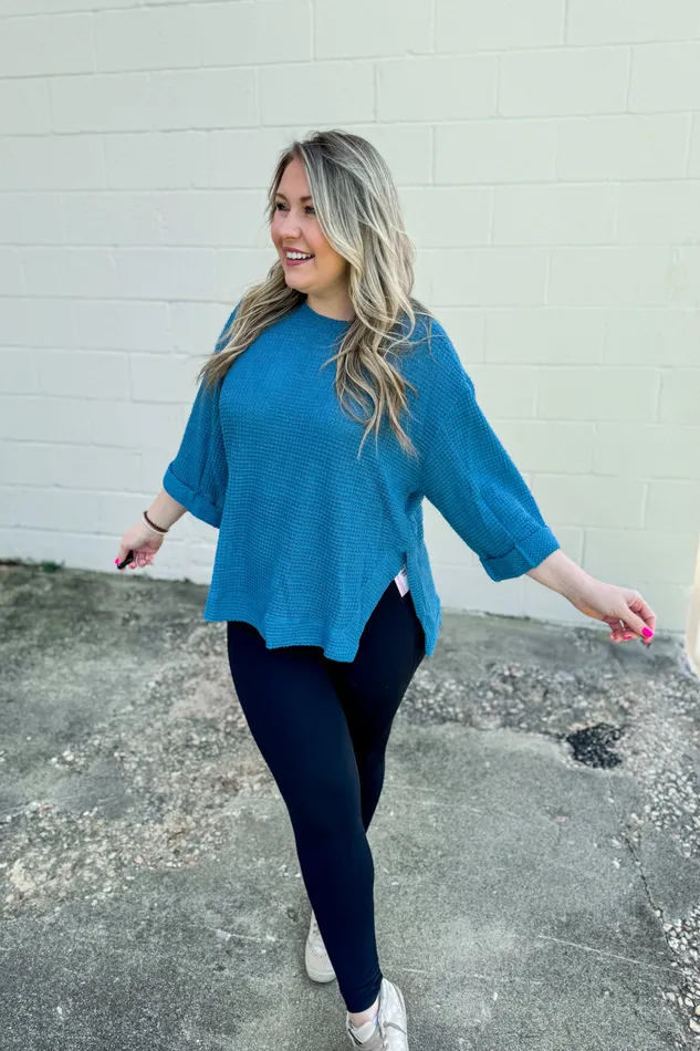 Earrings Umgee Next Adventure Top Teal