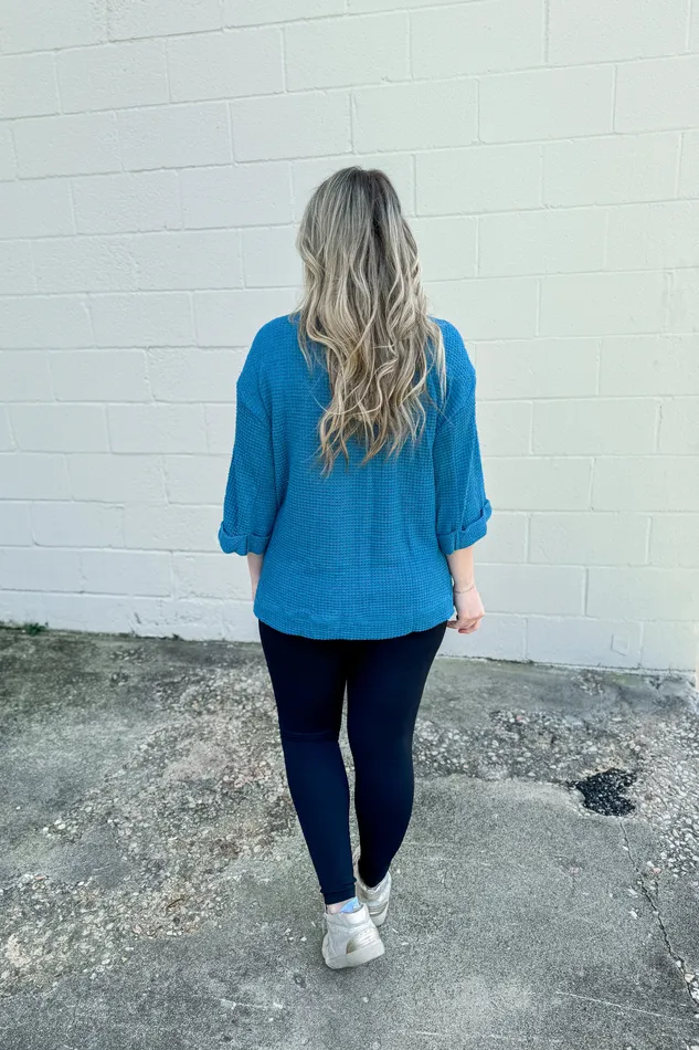 Earrings Umgee Next Adventure Top Teal