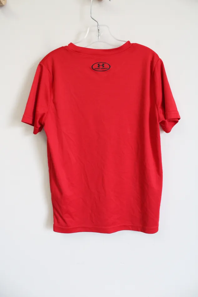 Earrings Under Armour Under Armour Baseball Red shirt Youth S 8