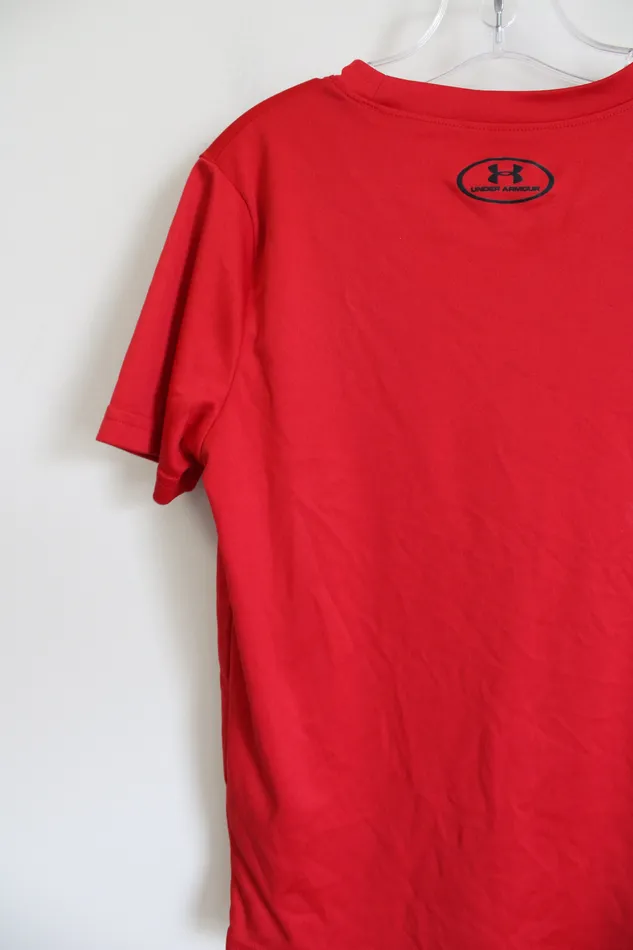 Earrings Under Armour Under Armour Baseball Red shirt Youth S 8