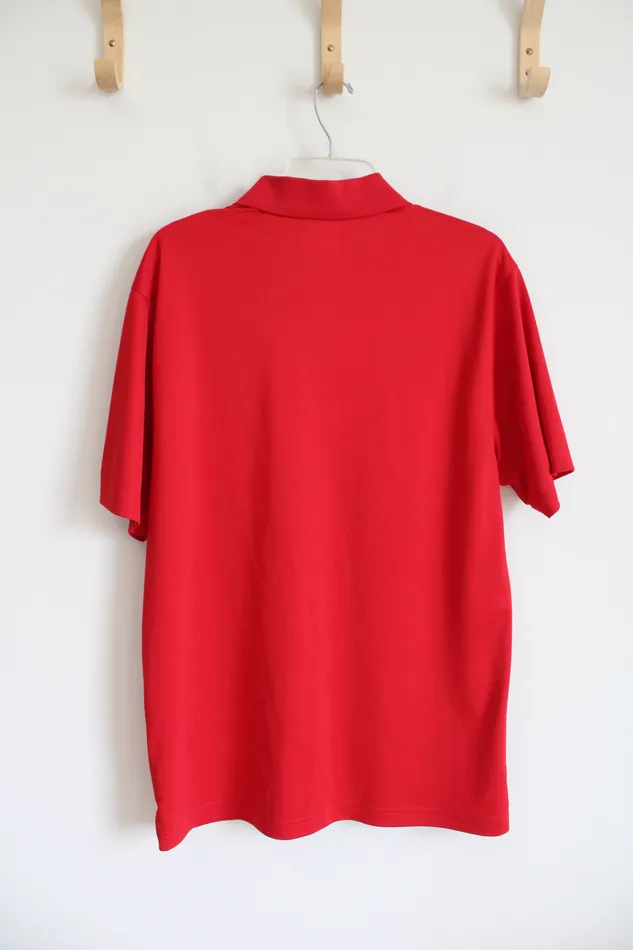 Earrings Under Armour Under Armour Loose Fit Albright College Red Polo Shirt L