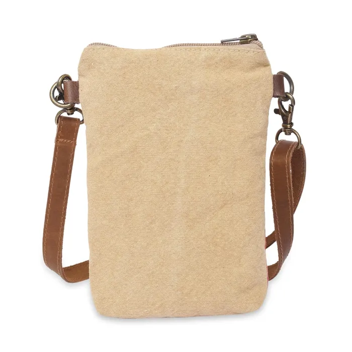 Earrings VILLA2INC Cott N Curls Sea Turtle Cotton Canvas Sling Cellphone Bag