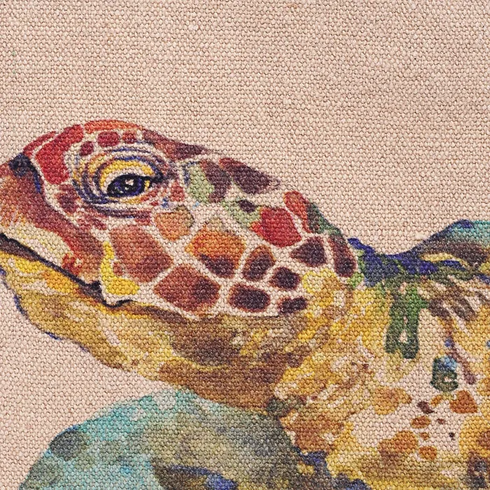 Earrings VILLA2INC Cott N Curls Sea Turtle Cotton Canvas Sling Cellphone Bag