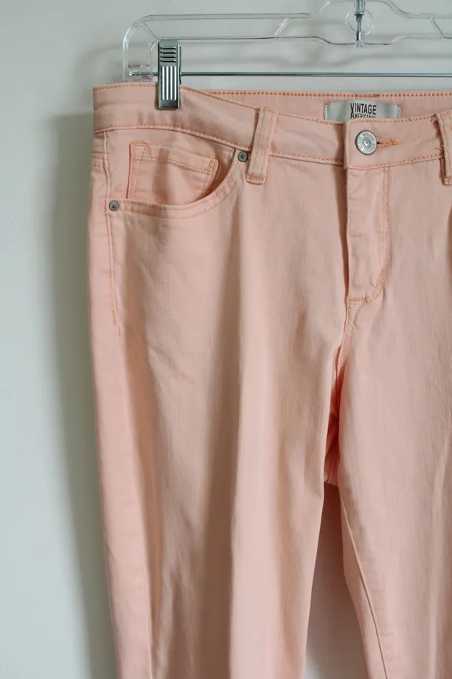Earrings Vintage America Blues Vintage America Skinny Ankle Peach Jeans 8