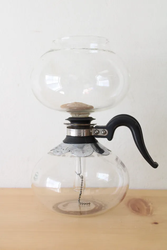 Earrings Vintage Pyrex Silex Double Bubble Percolator Coffee Pot Maker Pyrex