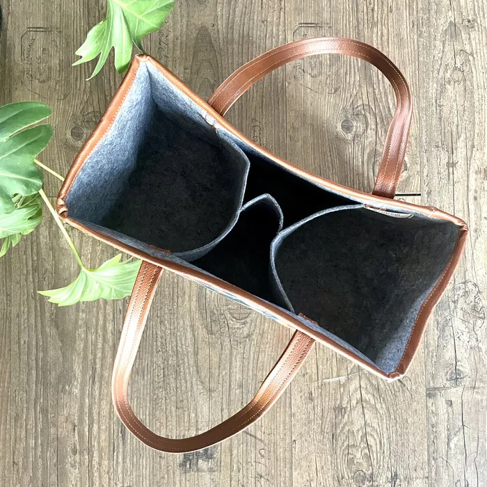 ECOGEM Earrings Velt Picnic Bag Strelitzia