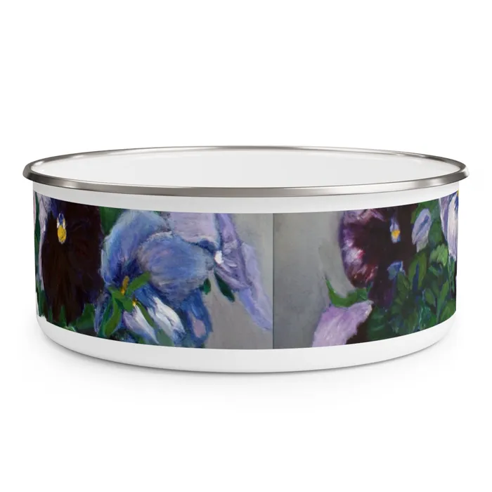 Enamel Bowl Portraits by NC Rings