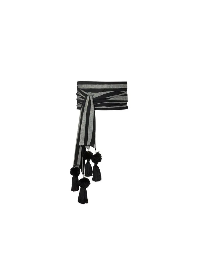 Erika Pea Earrings ESME SASH IKAT BELT Erika Pea Earrings ESME SASH IKAT BELT