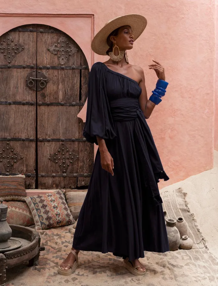 Erika Pea Earrings INIGO MAXI DRESS