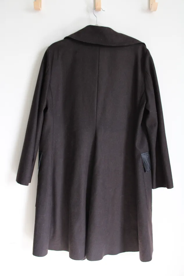 Etienne Aigner Earrings NEW Etienne Aigner Espresso Wool Trench Coat