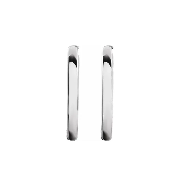 Everyday High Polished 15mm Hoops RACHEL LYNN CHICAGO Earrings