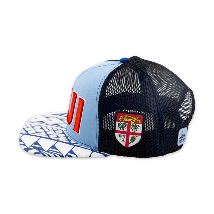 Flat Visor Fiji Ball Cap Light Blue GREATMOUNTAINWE Necklaces