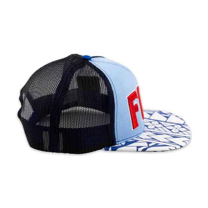 Flat Visor Fiji Ball Cap Light Blue GREATMOUNTAINWE Necklaces