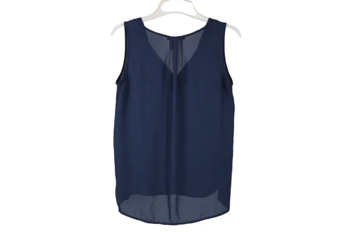 Forever 21 Rings Forever 21 Blue Chiffon Tank S