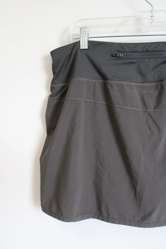 Free Fly Gray Athletic Skort XL Free Fly Rings