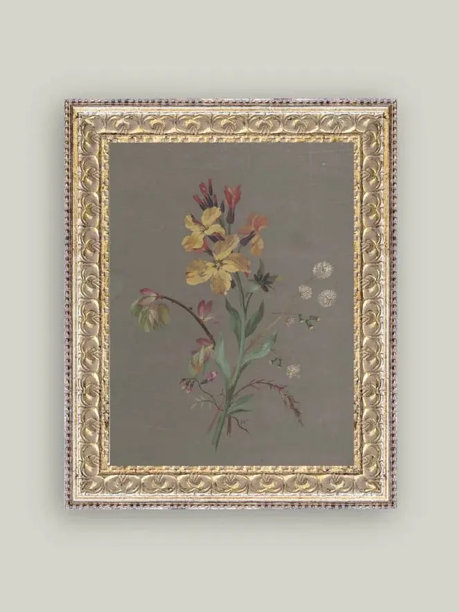 French Wildflowers 8 x 10 Fancy Gold Frame Petal Lane PreStyled Sets
