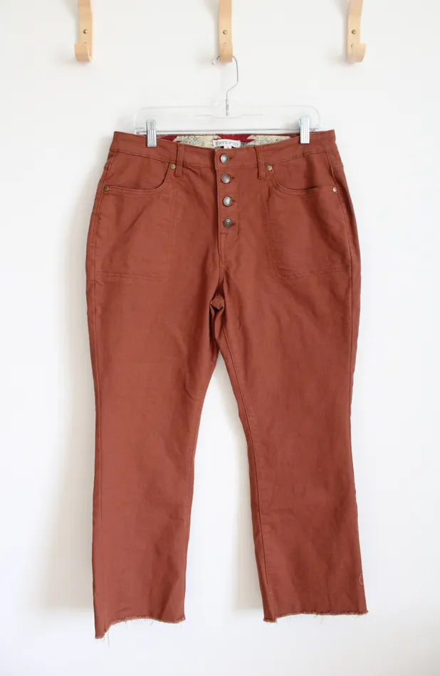 Frye And Co Rust Orange High Waisted Pants 14 Frye And Co Necklaces