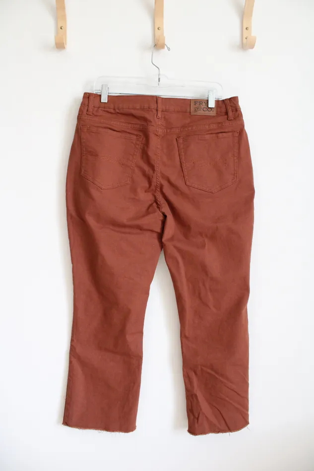 Frye And Co Rust Orange High Waisted Pants 14 Frye And Co Necklaces