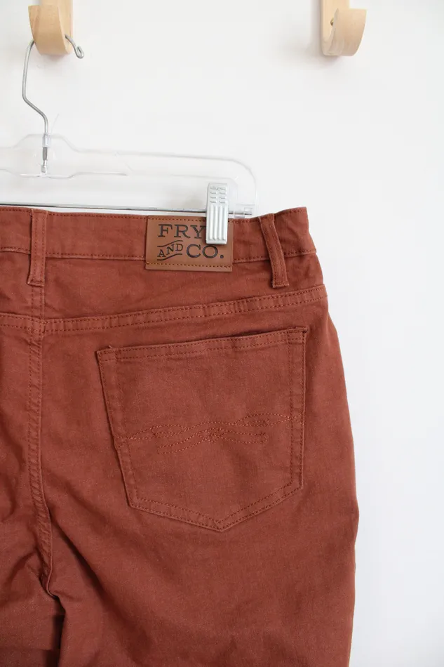 Frye And Co Rust Orange High Waisted Pants 14 Frye And Co Necklaces