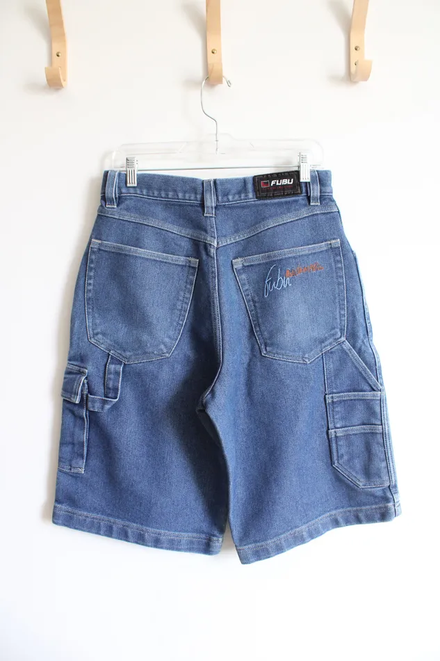 Fubu Earrings Fubu Apparel Company Cargo Jean Shorts 32