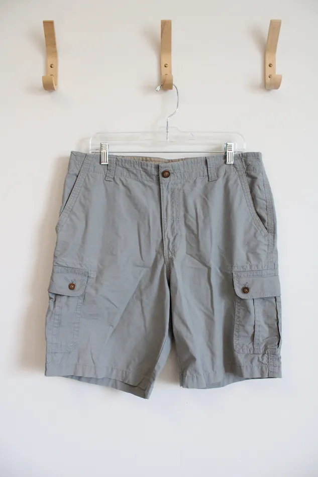 GH Bass Co Earrings GH Bass Co Gray Cargo Shorts 34