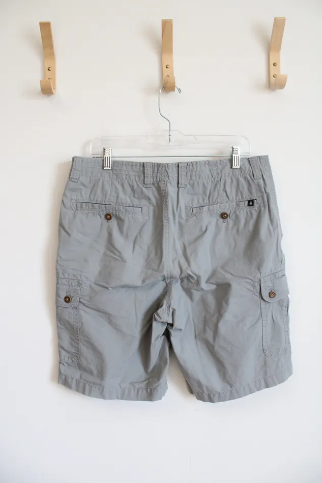 GH Bass Co Earrings GH Bass Co Gray Cargo Shorts 34