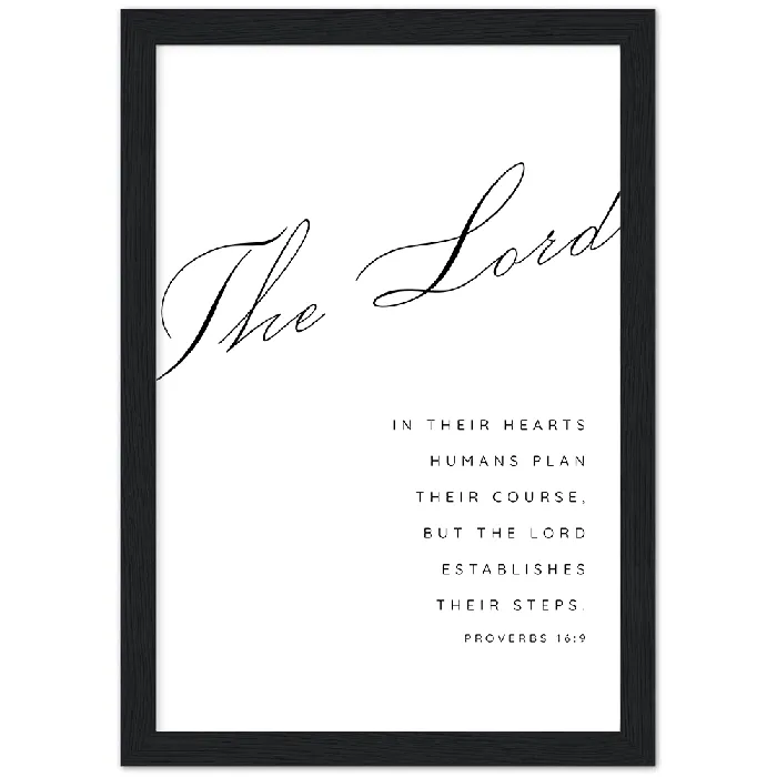 Gelato Earrings Proverbs 169 Matte Poster Wooden Frame A4