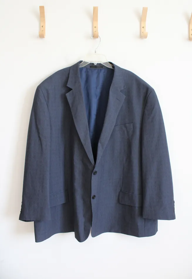 Geoffrey Beene Rings Geoffrey Beene Blue Gray Blazer 60R