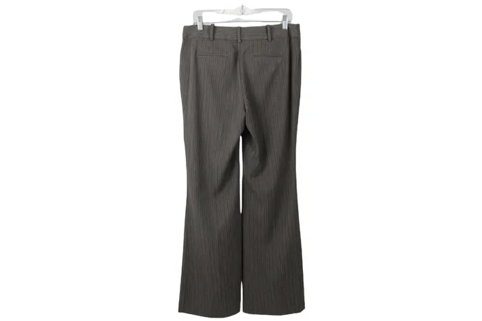 George Earrings George Brown Striped Dress Pants 8