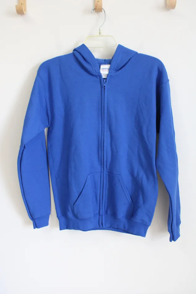 Gildan Rings Gilden Blue Full Zip Northern Lebanon Wrestling Jacket XL