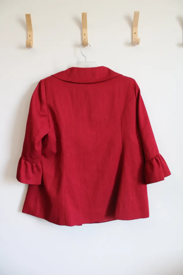 Giorgio SantAngelo Red Blazer 14W Giorgio Sant Angelo Earrings