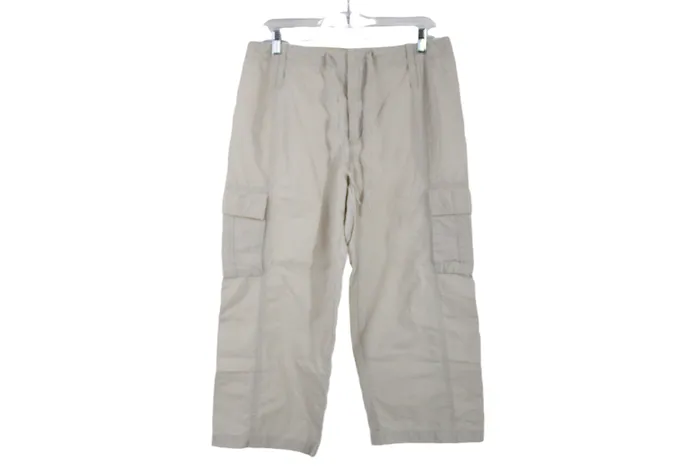Gloria Vanderbilt Tan Cargo Capri 12 Gloria Vanderbilt Earrings