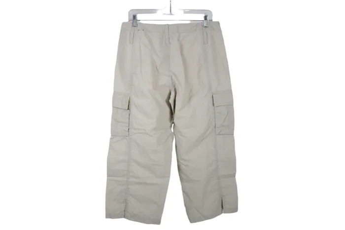 Gloria Vanderbilt Tan Cargo Capri 12 Gloria Vanderbilt Earrings