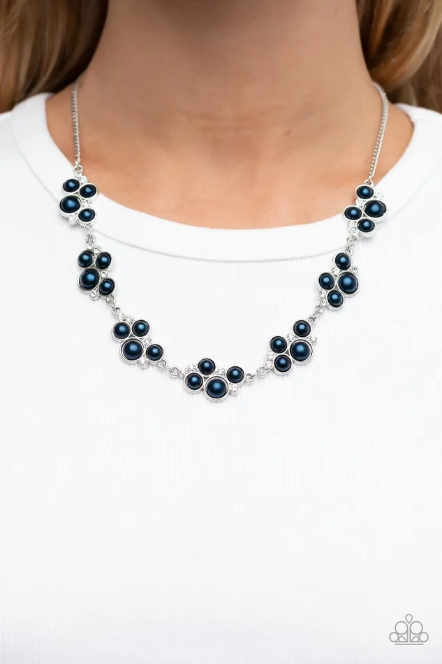 GRACE to the Top Blue Paparazzi Accessories Earrings