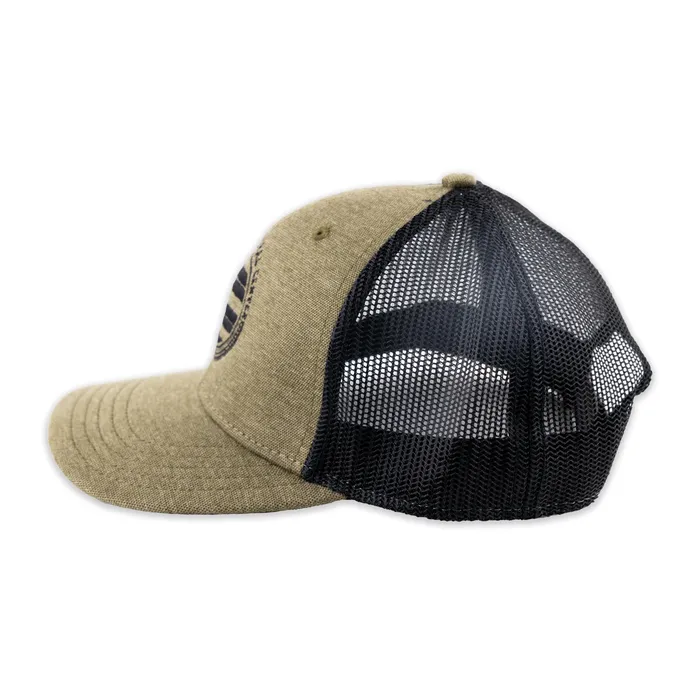 GREATMOUNTAINWE Polynesian Cultural Center Hawaiian Flag Hat Military Black Rings