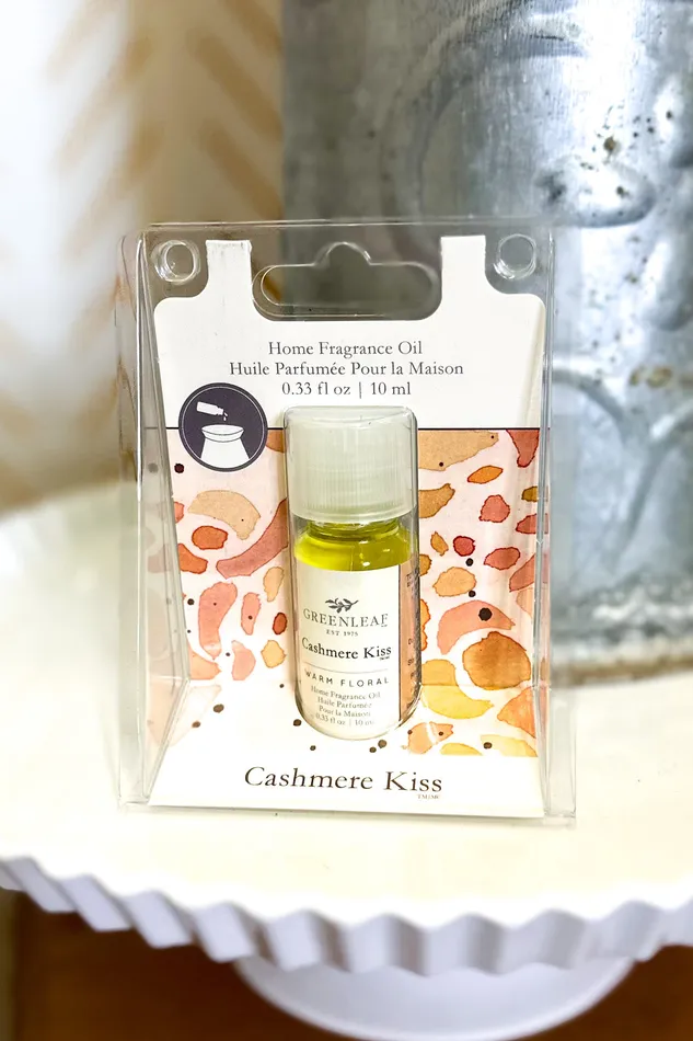 Greenleaf Gifts Earrings Cashmere Kiss Home Fragrance Oil