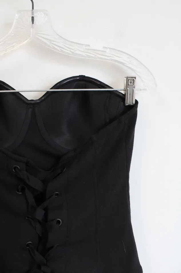 Guess Earrings NEW Guess Embellished Studded Rayna Bustier Top M