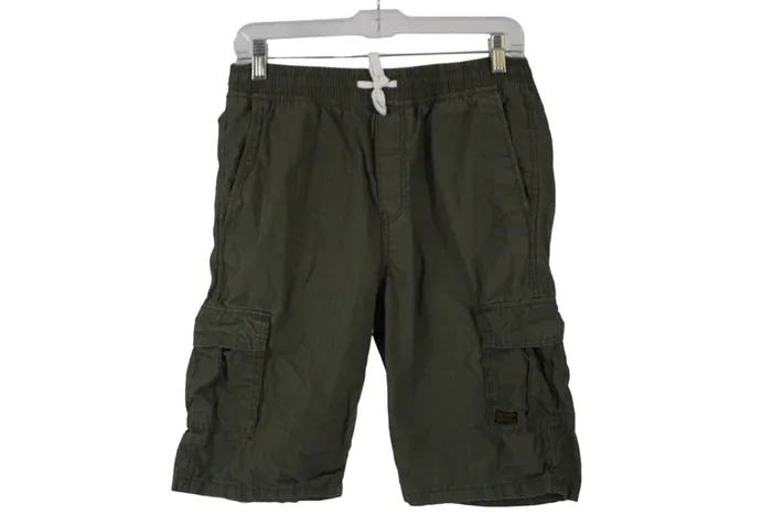 HM Green Cargo Shorts 20 HM Earrings
