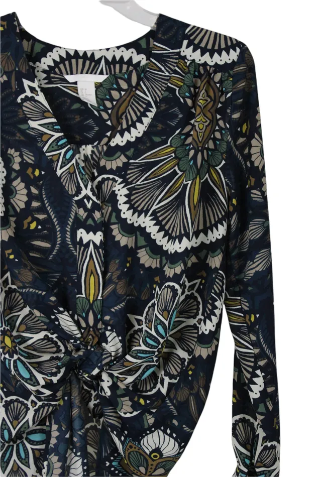 HM Rings HM Blue Pattern Blouse 6